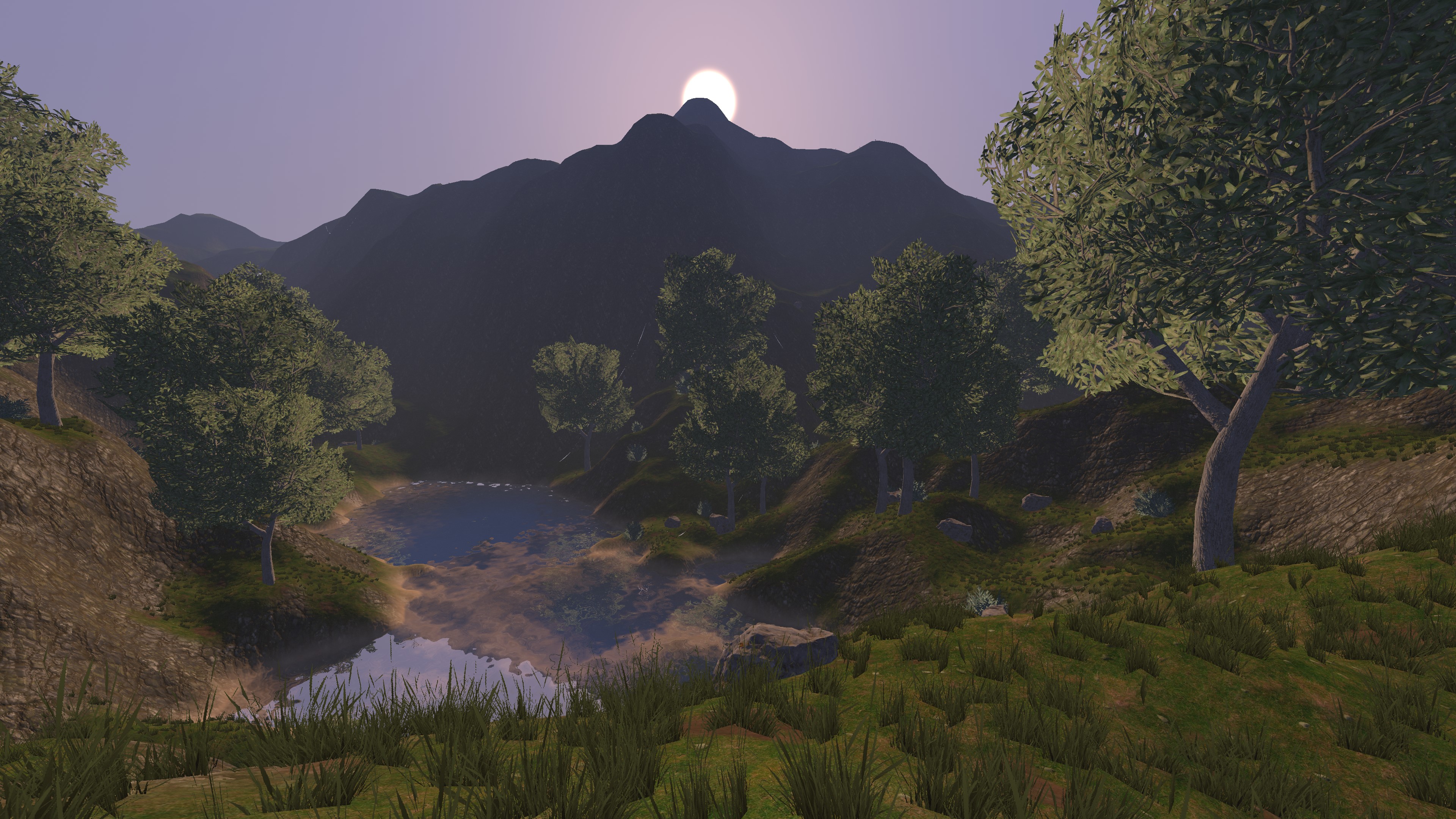 Screenshot of the Inriz WebGL2 3D Terrain Demo